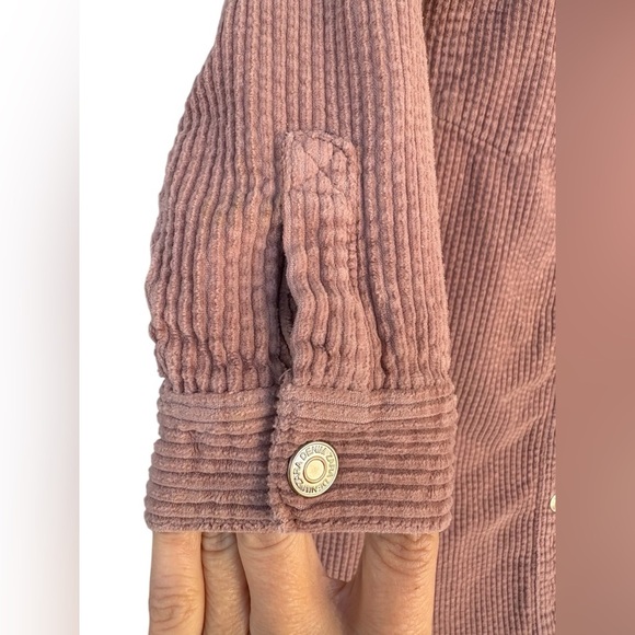 ZARA kids (Girls) corduroy pale pink dress size 7 button down preloved - Picture 5 of 6